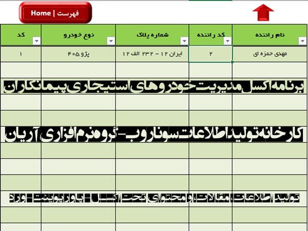 ? برنامه ثبت کارکرد خودرو، هزینه و پرداخت به راننده، محاسبه درآمد برنامه ثبت کارکرد خودرو ، هزینه و پرداخت به راننده ، محاسبه درآمد