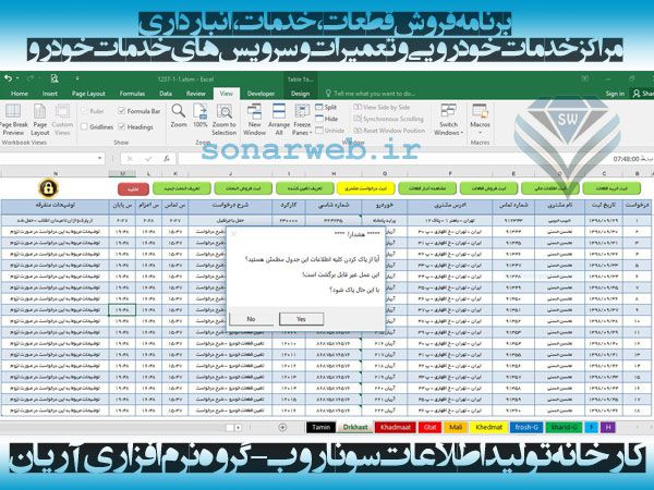 مدیریت فروش قطعات، خدمات، تعمیرگاه، سرویس خودرو، انبارداری و سرویس خودرو مدیریت فروش قطعات، تعمیرگاه کلینیک خودرو