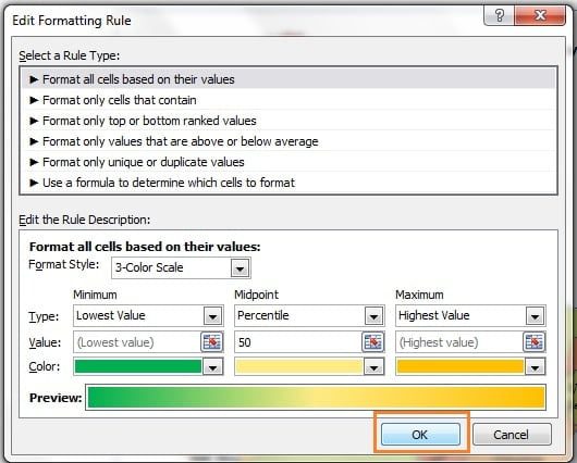 آموزش تغییر گرادیان رنگ در نقشه حرارتی (heat map) اکسل آموزش تغییر گرادیان رنگ در نقشه حرارتی (heat map) اکسل