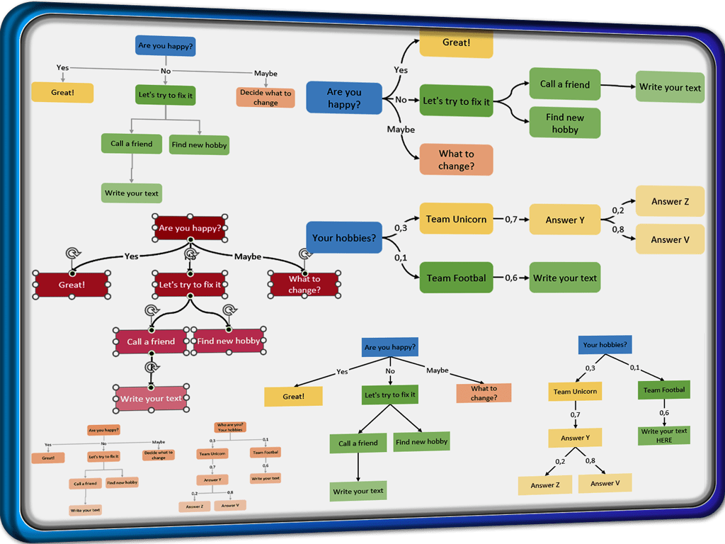 رسم درخت تصمیم گیری در اکسل - نرم افزار درخت تصمیم گیری Decision Tree رسم درخت تصمیم گیری در اکسل نرم افزار درخت تصمیم گیری Decision Tree